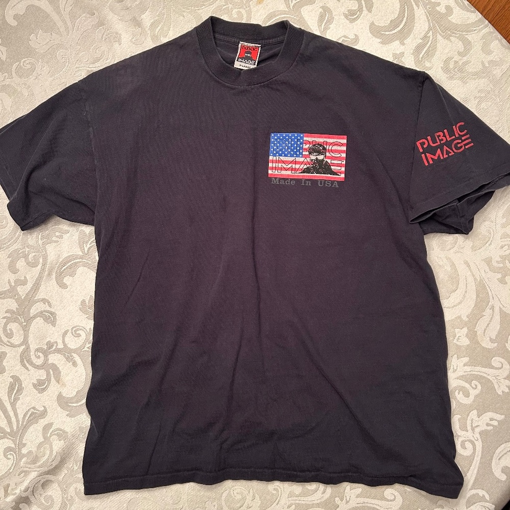 Public image 90s surf street wear single stitch Tshirts